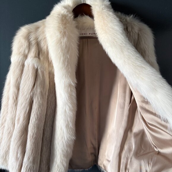 Real Fur Coat Vintage Size Small - Picture 4 of 4